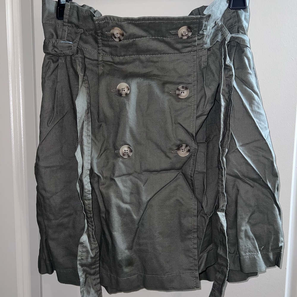 Express Cargo Skirt Green NWOT